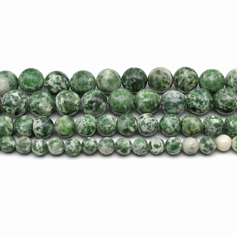 Blue dot stone loose beads DIY hand-woven materials