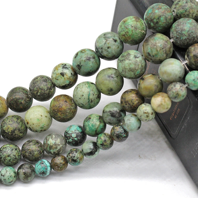 African turquoise loose beads and round beads DIY hand-woven materials