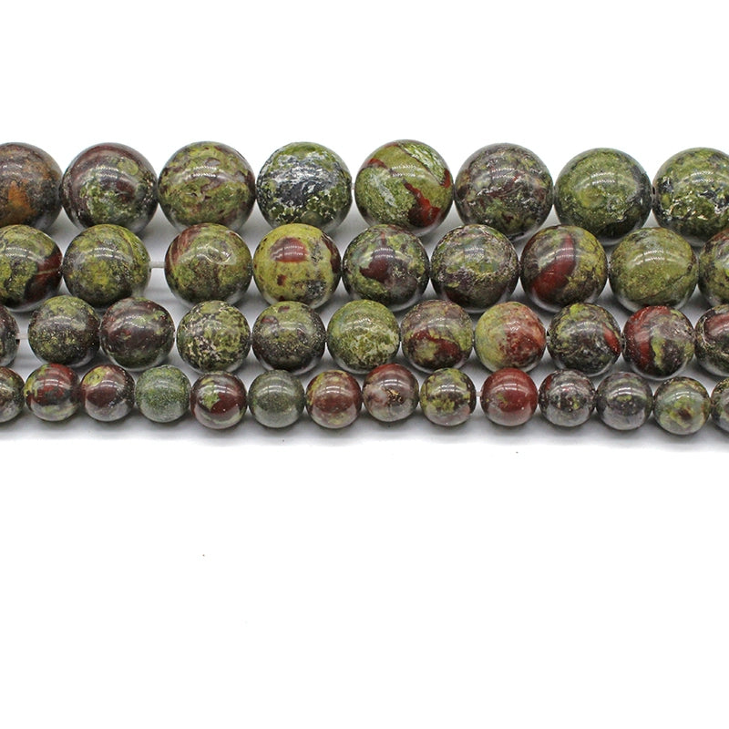 Natural dragon blood stone loose beads DIY hand-woven materials