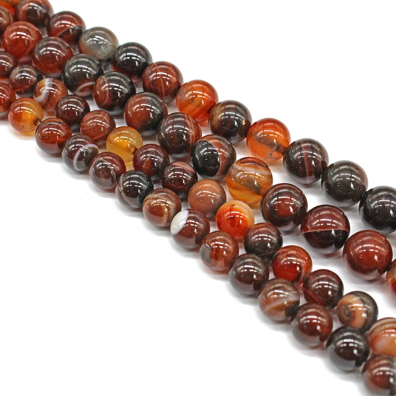 Dreamy line agate loose beads crystal accessories