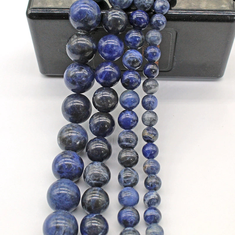 Natural old basket stone round beads DIY hand-woven material