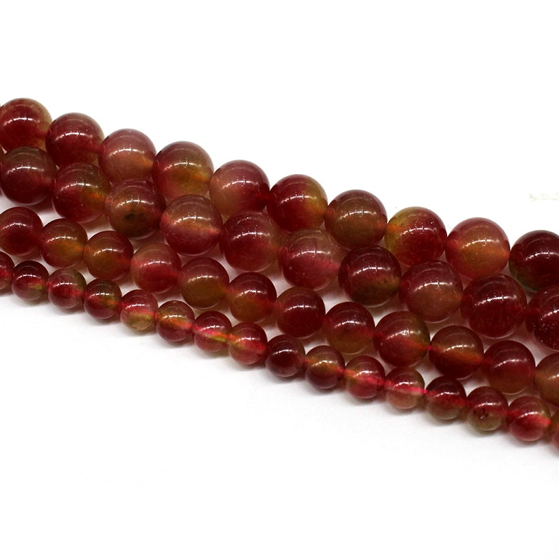 Watermelon crystal crystal jade round beads DIY handmade weaving materials