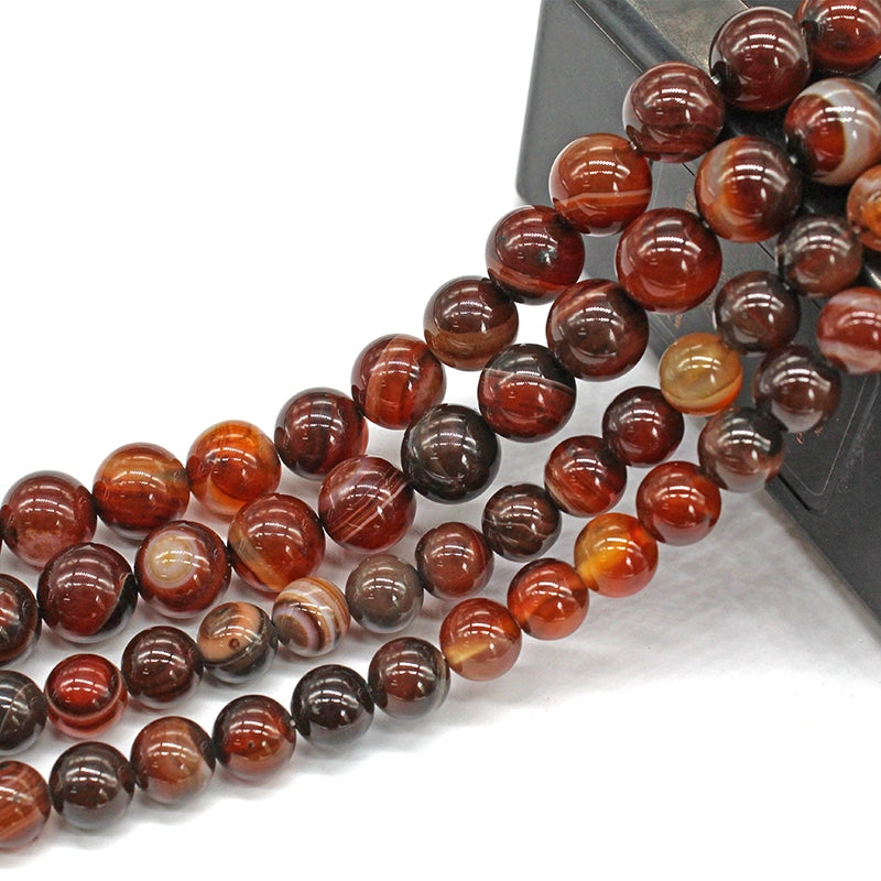 Dreamy line agate loose beads crystal accessories