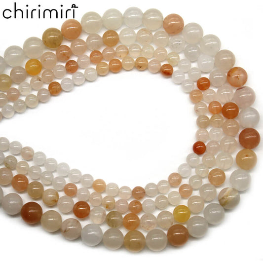 Optimized gold jade loose beads DIY hand-woven bracelet