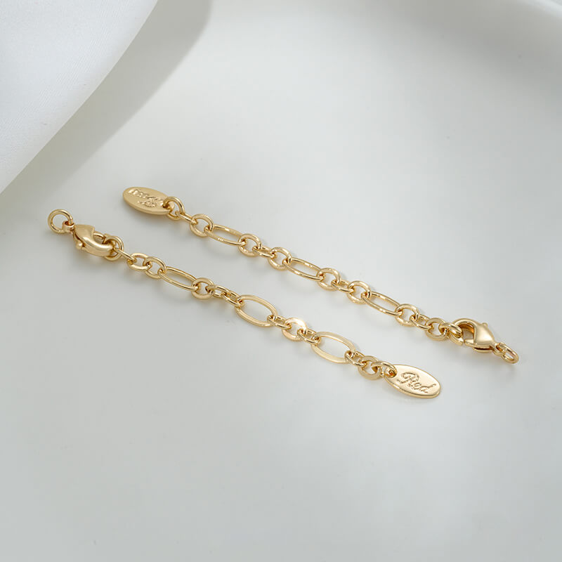 Lobster Clasp Extender, 14K gold-plated,white gold engraved portrait rectangular plate oval heart tag tail chain