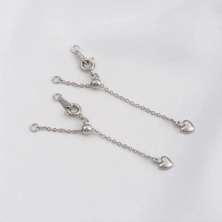 Tail chain, 6cm hanging sheep eyeball support telescopic, with opening ring