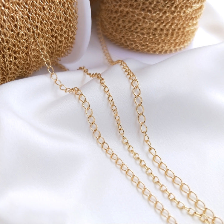 14K Gold-plated O-Shaped Ponytail chain