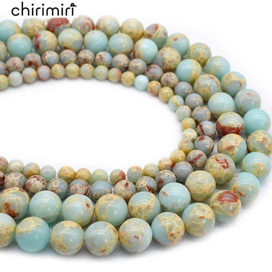 Shoushan stone loose bead necklace semi-finished product
