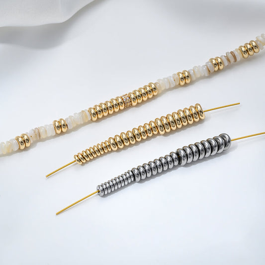 Titanium steel color ladle gold spacer