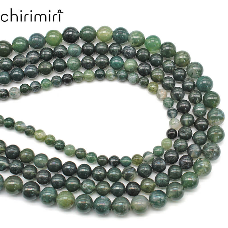 Water grass agate loose beads DIY hand-woven materials