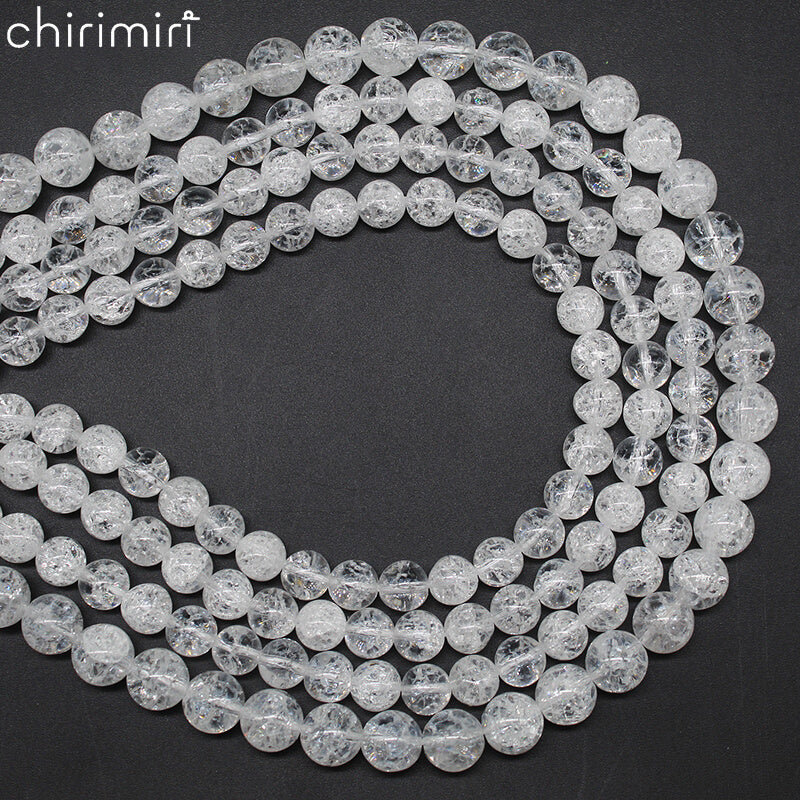 White burst crystal loose beads DIY hand-woven bracelet