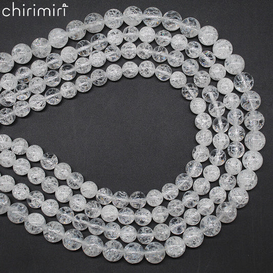White burst crystal loose beads DIY hand-woven bracelet