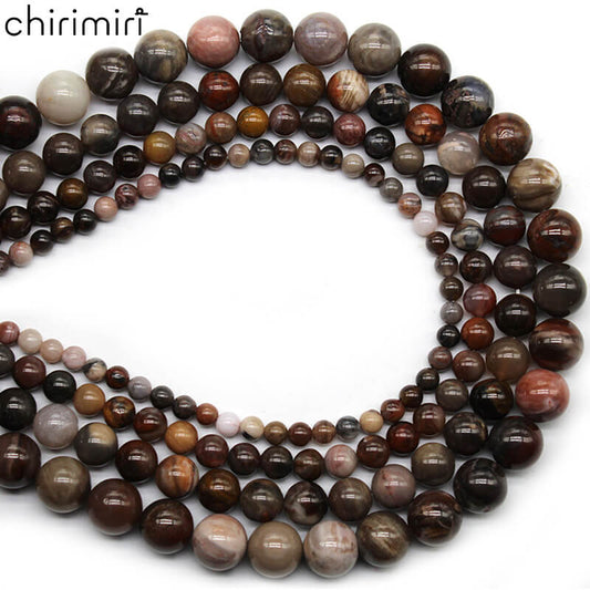 Wooden jade tree jade loose beads DIY hand-woven crystal