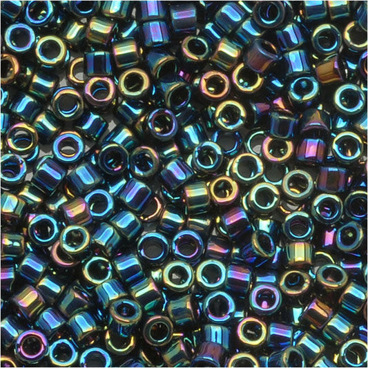 Miyuki Delica Seed Beads, 11/0 Size, Medium Blue Iris DB5 (10 Grams)