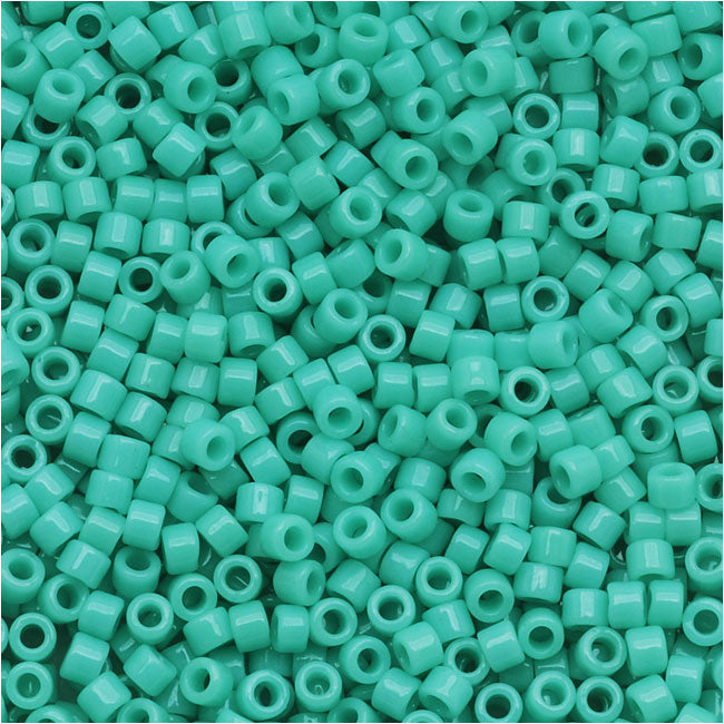 Miyuki Delica Seed Beads, 11/0 Size, Opaque Sea Opal DB1136 (2.5" Tube)