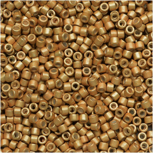 Miyuki Delica Seed Beads, 11/0 Size, Galvanized SF Mead DB1153 (2.5" Tube)