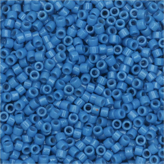 Miyuki Delica Seed Beads, 11/0 Size, Duracoat Opaque Juniper Berry DB2135 (10 Grams)