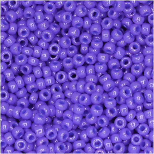 Miyuki Round Seed Beads, 11/0 Size, #1477 Opaque Purple (10 Gram Tube)