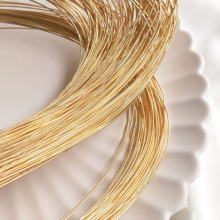 Wire Elements,14K gold and silver semi-hard wire(1 meter,50 meters)