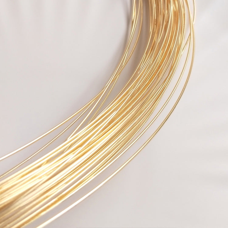 Wire Elements,14K gold and silver semi-hard wire(1 meter,50 meters)