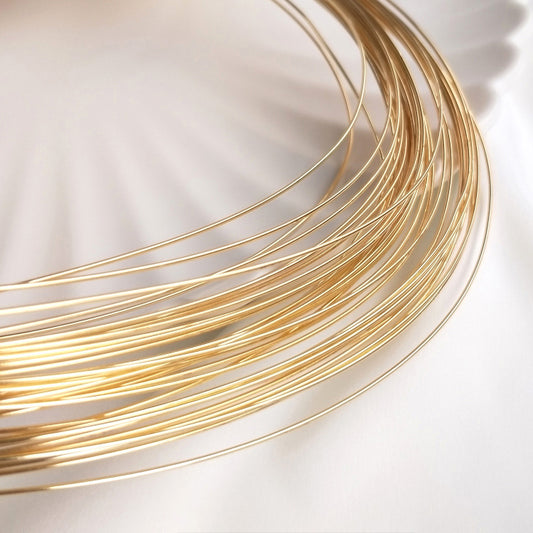 Wire Elements,14K gold and silver semi-hard wire(1 meter,50 meters)
