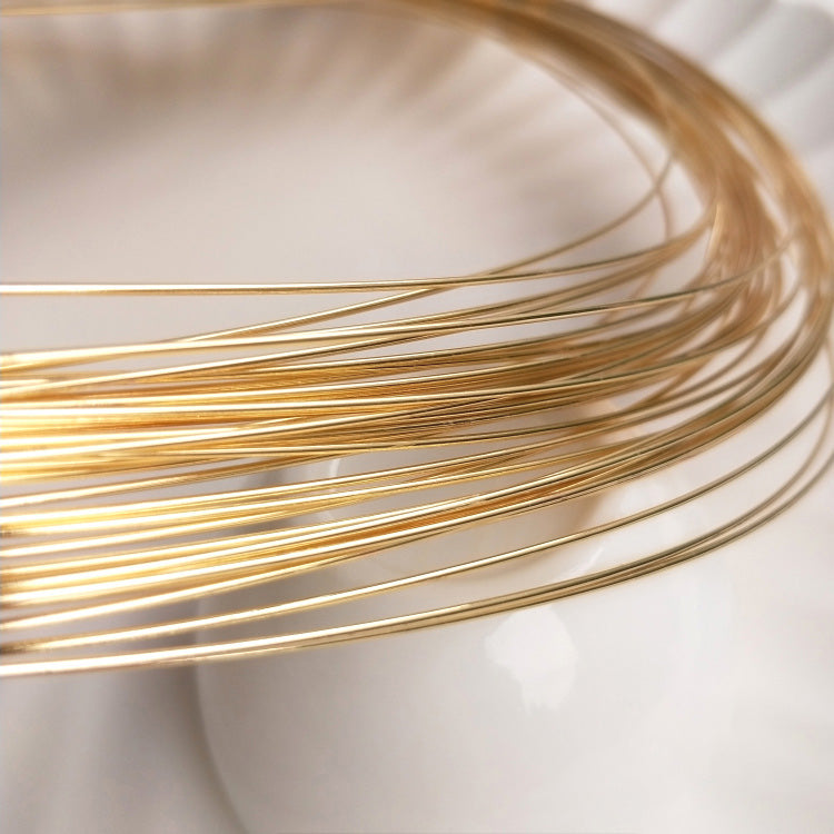 Wire Elements,14K gold and silver semi-hard wire(1 meter,50 meters)