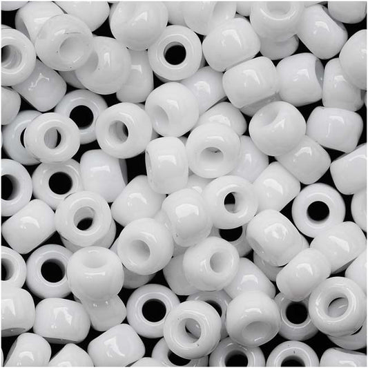 Toho Round Seed Beads 6/0 #41 Opaque White 10 Gram