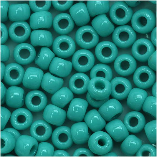 Toho Round Seed Beads 6/0 55 'Opaque Turquoise' 10 Gram Tube