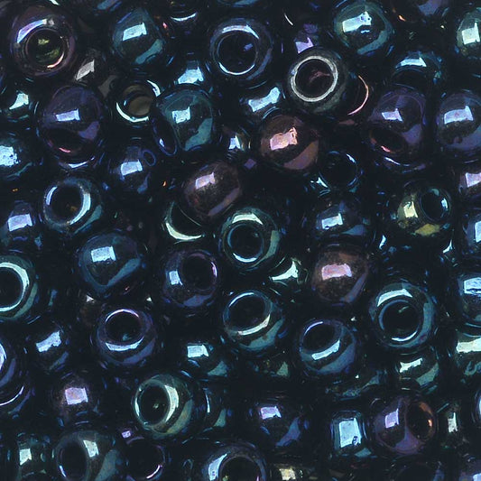 Toho Seed Beads, Round 6/0 #82 'Metallic Nebula' (10 Grams)