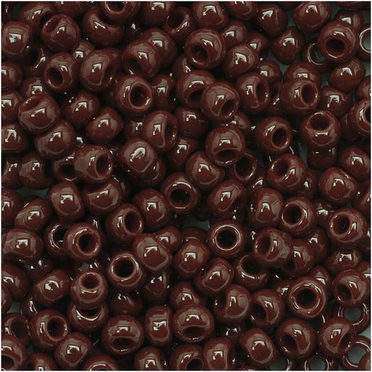Toho Round Seed Beads 15/0 46 'Opaque Oxblood' 6 Gram Tube