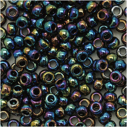 Toho Round Seed Beads 8/0 86 'Metallic Rainbow Iris' 5 Gram Tube