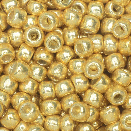 Toho Round Seed Beads 8/0 #PF557 'Galvanized Starlight' 10g