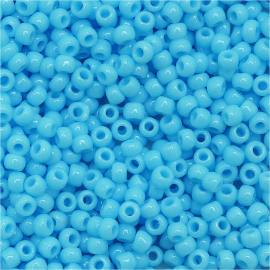 Toho Round Seed Beads 11/0 43 Opaque Blue Turquoise 10 Gram Tube
