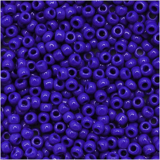 Toho Round Seed Beads 11/0 48 Opaque Navy Blue 10 Gram Tube