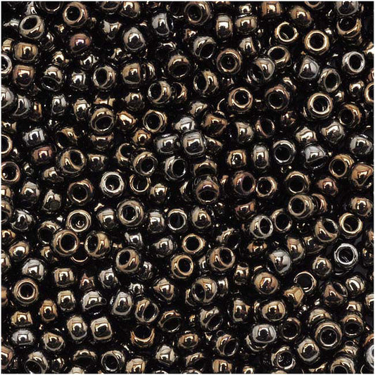 Toho Round Seed Beads 11/0 83 'Metallic Iris Brown' 10 Gram Tube