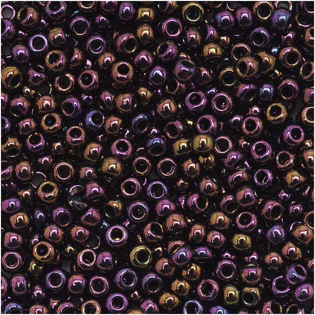 Toho Round Seed Beads 11/0 85 'Metallic Iris Purple' 10 Gram Tube