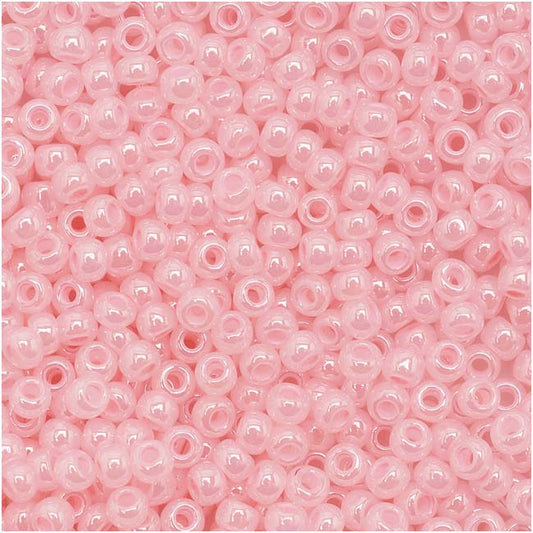 Toho Round Seed Beads 11/0 145 'Ceylon Innocent Pink' 10 Gram Tube