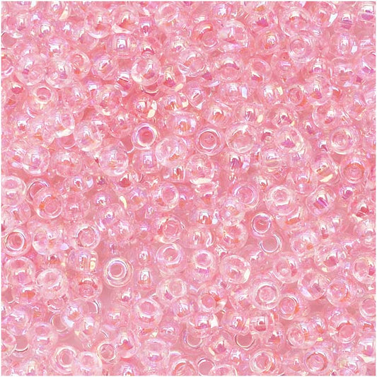 Toho Round Seed Beads 15/0 171 'Dyed Rainbow Ballerina Pink' 5 Gram Tube