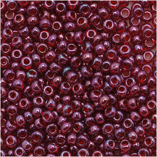 Toho Round Seed Beads 15/0 332 'Gold Lustered Raspberry' 3 Gram Tube