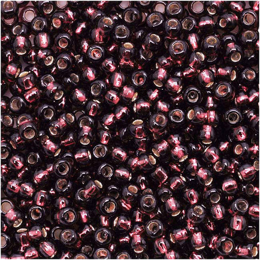 Toho Round Seed Beads 11/0 26C 'Silver Lined Amethyst' 10 Gram Tube