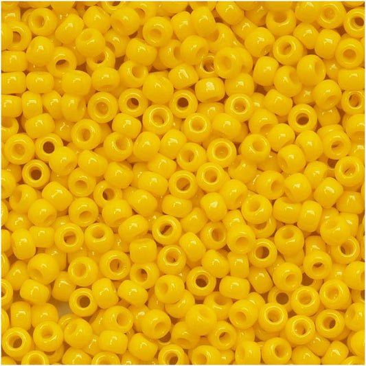 Toho Round Seed Beads 15/0 42B 'Opaque Sunshine' 6 Gram Tube