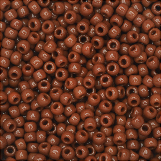 Toho Round Seed Beads 15/0 46L 'Opaque Terra Cotta' 6 Gram Tube