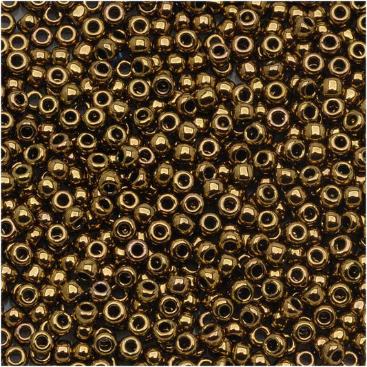 Toho Round Seed Beads 11/0 #223 'Antique Bronze' 10g