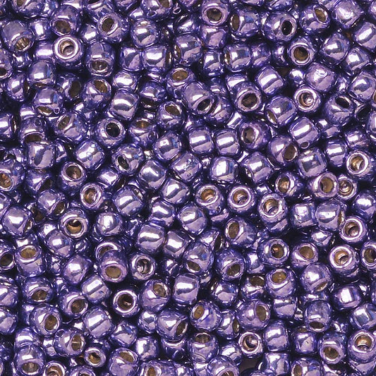 Toho Seed Beads, Round 11/0 #PF567 'PermaFinish Metallic Polaris' (10 Grams)