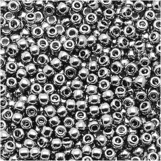 Toho Round Seed Beads 11/0 #711 - Nickel (10 Grams)