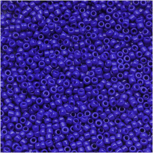 Toho Round Seed Beads 15/0 #48 Opaque Navy Blue 6g