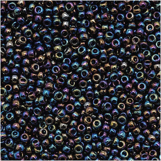Toho Round Seed Beads 15/0 #86 'Metallic Rainbow Iris' 5 Gram Tube