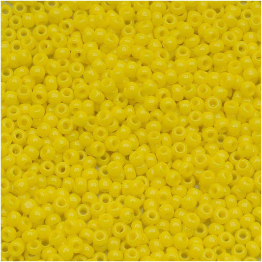 Toho Round Seed Beads 11/0 #42 'Opaque Dandelion' 10g