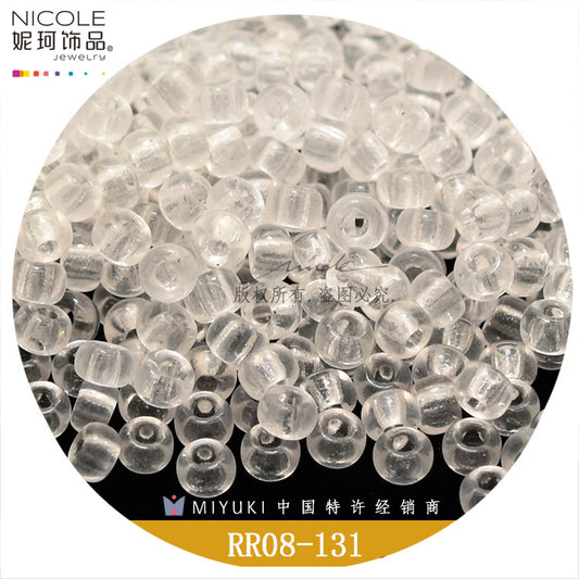 Miyuki Round Seed Beads, 8/0,  Transparent color 1