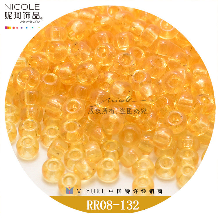 Miyuki Round Seed Beads, 8/0,  Transparent color 1